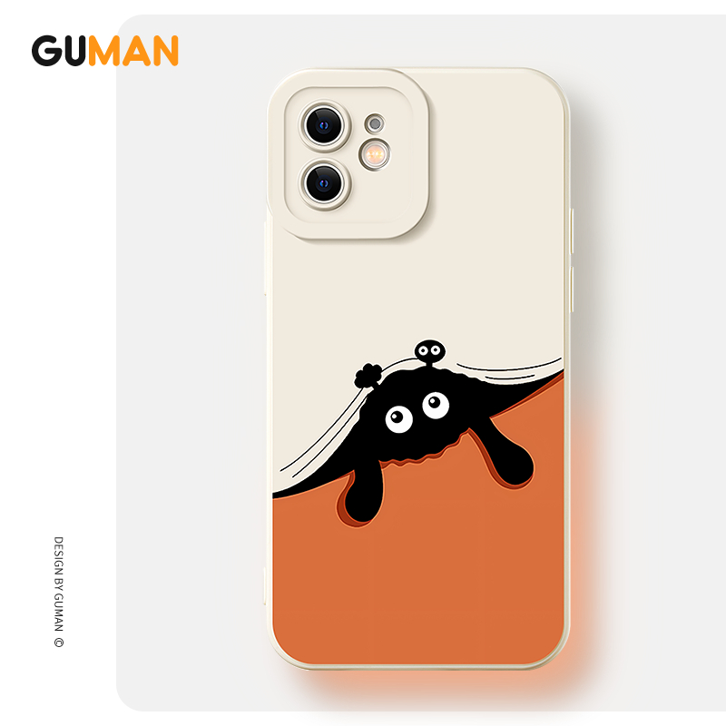 Guman เคสไอโฟน เคสซิลิโคนนุ่มกันกระแทกน่ารักตลก เคสโทรศัพท์  for iPhone 17 16 15 14 13 12 11 Pro Max