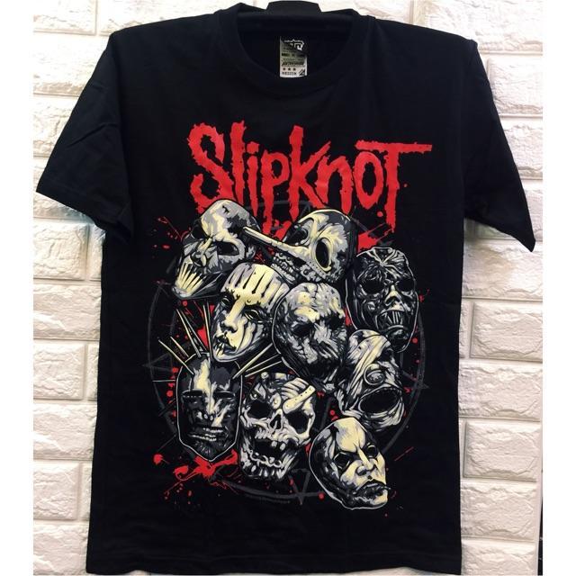 Summer Fashion เสื้อยืดเท่ๆ shop Slipknot Rock Band Shirt