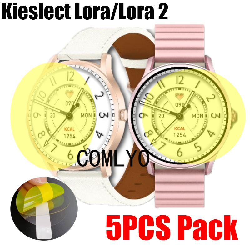 สําหรับ Kieslect Lora / Lora 2 ป้องกันหน้าจอสมาร์ทวอท์ชฝาครอบบางเฉียบ HD TPU ฟิล์ม