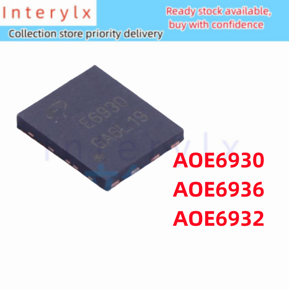 1 ชิ้น/ล็อต AOE6930 E6930 AOE6932 E6932 AOE6936 E6936 Field Effect ทรานซิสเตอร์ (MOSFET) แพทช์ DFN5x