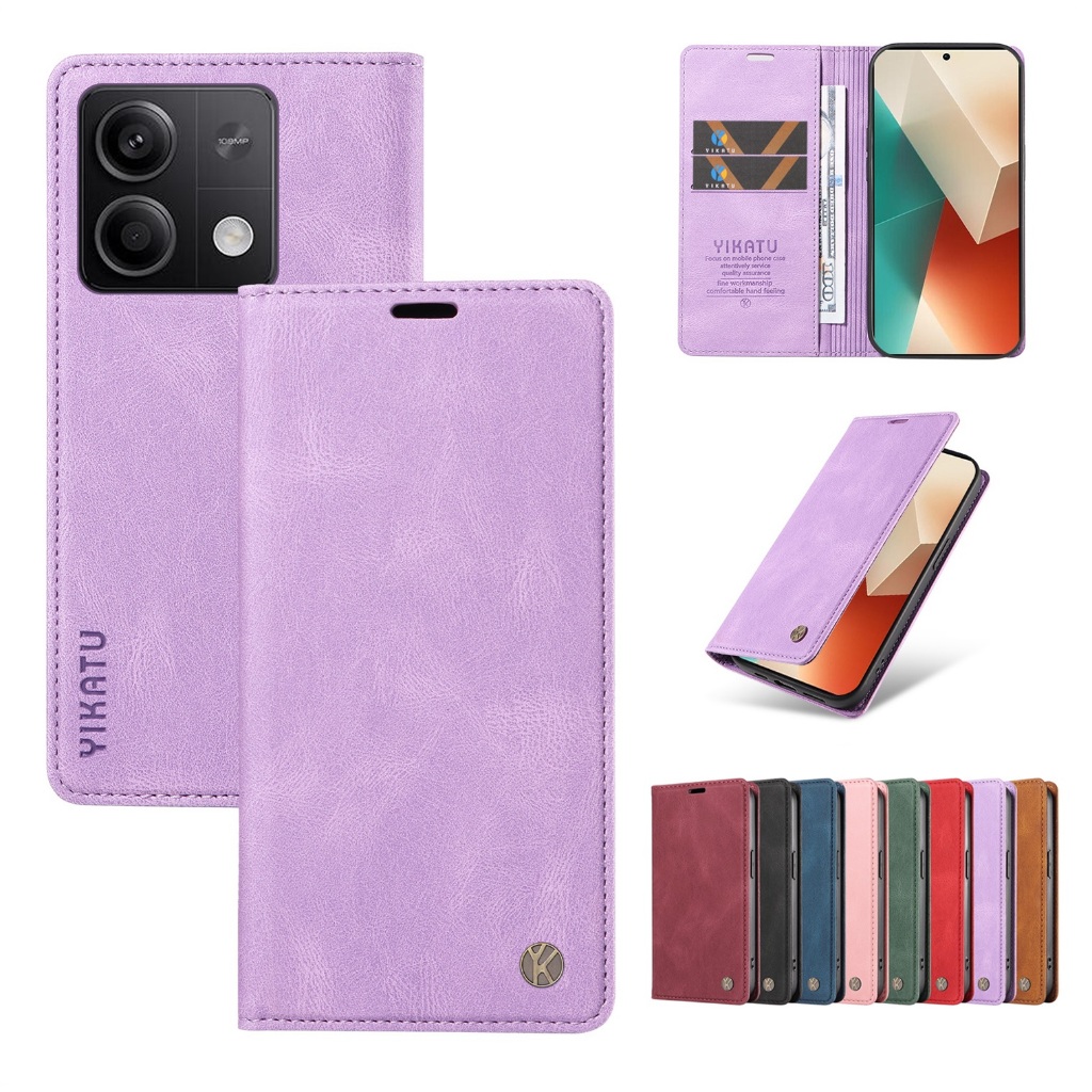 เคสเรียวมี Case for Realme C65 C67 Note 50 4G C55 C53 C51 C35 C33 C31 C30 C30s C25 C25s C12 C15 C20 C21 Narzo 50i 50A Prime เคสโทรศัพท์หนัง PU TPU นิ่มฝาพับ พร้อมช่องใส่บัตร และสายคล้องมือ Retro Flip Cover Leather Magnetic Wallet With Card Slots ซองมือถือ