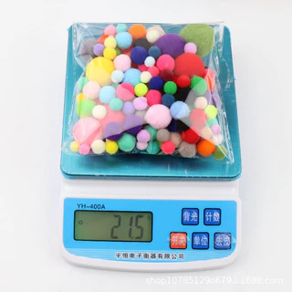 8/10/15/20/25/30 มม.Fluffy Soft Pompoms Ball ของเล่นทําด้วยมืองานแต่งงานตกแต่ง DIY เย็บหัตถกรรมอุปกรณ์