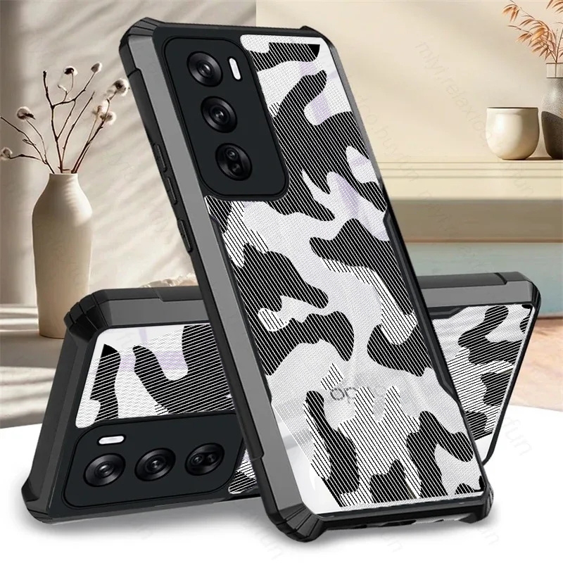 เคสโทรศัพท์ใสสําหรับOPPO Reno 12FS 11F 10 9 8T 8Z 7Z 7SE 6Z 5 4 3 2Z 4G/5G Pro Plus Shockฤดูใบไม้ร่ว