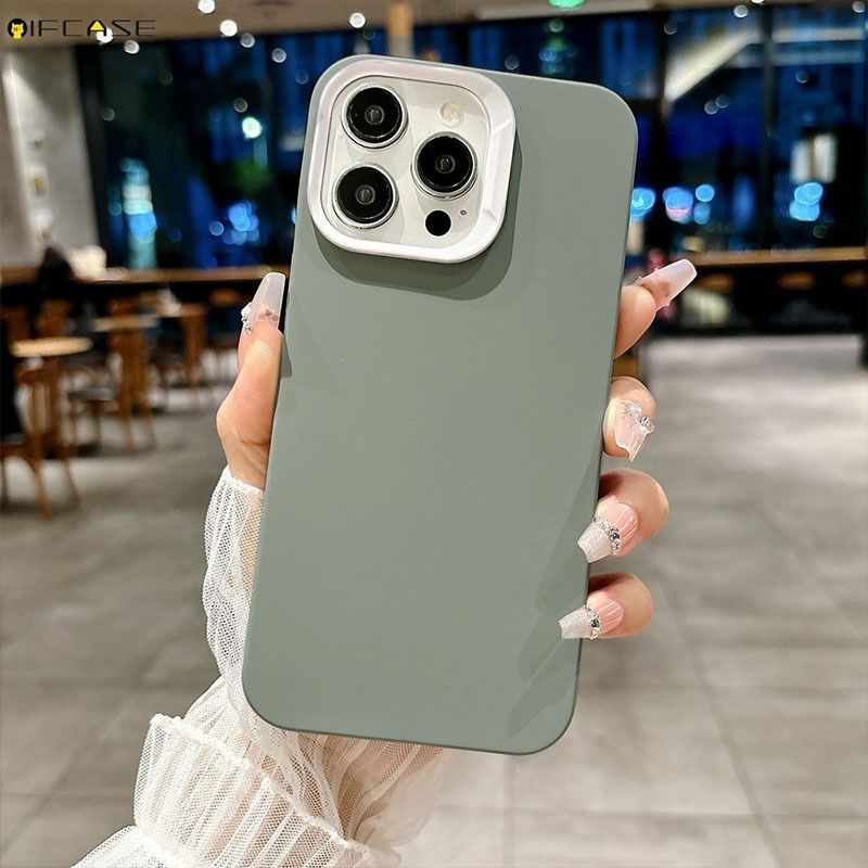 สําหรับ iQOO Neo 9 9s 8 Pro Plus Z9 Turbo Z6 U5e U3 U3x iQOONeo9 เคสโทรศัพท์ Morandi สีลูกกวาดสีสัน Matte Frosted Plain ธุรกิจน่ารักซิลิโคนอ่อนนุ่มกรณีฝาครอบ