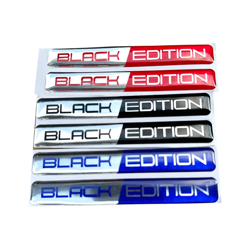สติ๊กเกอร์เรซิ่นอีพ็อกซี่ 3D สีดํา Limited Edition โลโก้สัญลักษณ์สําหรับสติ๊กเกอร์ติดมอเตอร์ไซค์