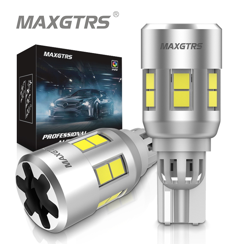 Maxgtrs 2x T15 W16W 912 921 LED Canbus ข้อผิดพลาดฟรีไม่มี Hyperflash LED ตัวบ่งชี้หลอดไฟรถไฟเลี้ยว Amber พร้อมพัดลม
