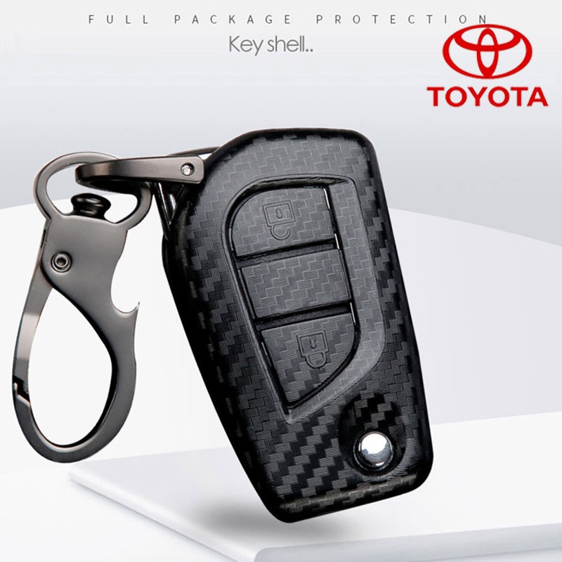 Toyota REVO/Altsi/Yaris/Vios/Camry/Rav4/C-hr/Corolla/Prado/Innova/Rocoo/Fortuner/GR SPORT รถ Remote Key Cover Case Casing