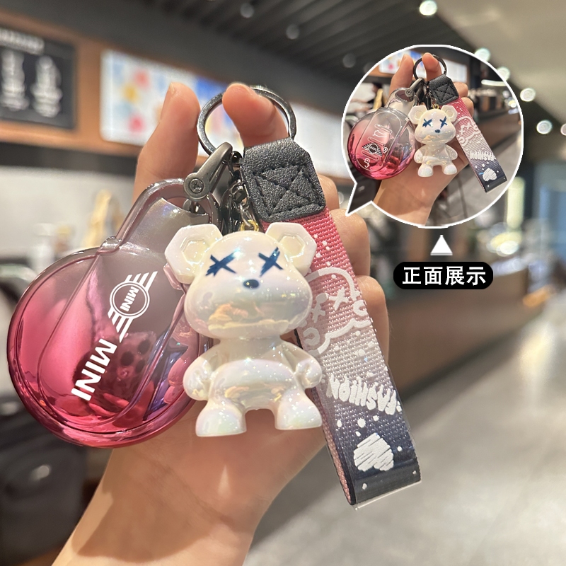 เคสรีโมทกุญแจรถยนต์ สําหรับ BMW Mini Cooper S ONE JCW F56 F55 F54 F57 F60 R55 R56 R57 R58 R59 R60 ของแต่งรถยนต์ พวงกุญแจ