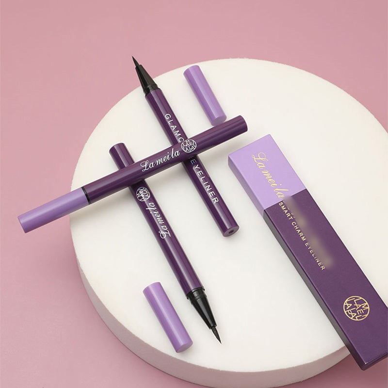 อายไลเนอร์สีดำ แบบกันน้ำ สำหรับแต่งหน้า ติดทนทาน คุณภาพดี -oo