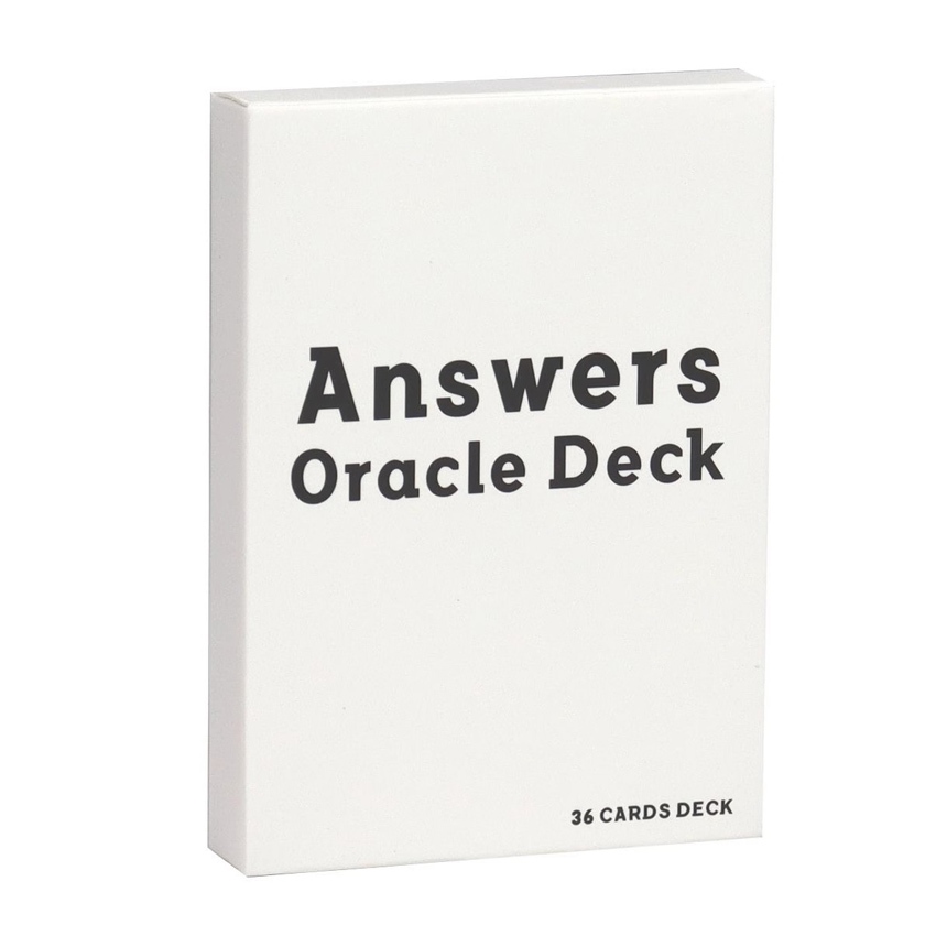 คําตอบ 36 ชิ้น Oracle Deck การ์ดเกมการ์ด Q&A