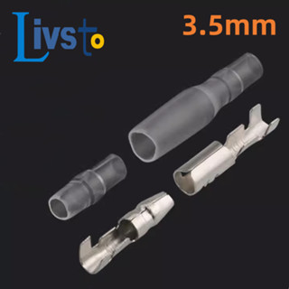 20/50 ชุด 3.5 มม.bullet Crimp terminal รถสายไฟเชื่อมต่อเส้นผ…