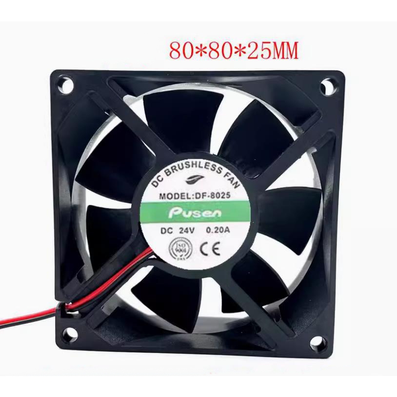 DC24V 0.20A 12V Df8025 48V 8025 DC พัดลม 80x25 มม.หม้อน้ํา pxc9
