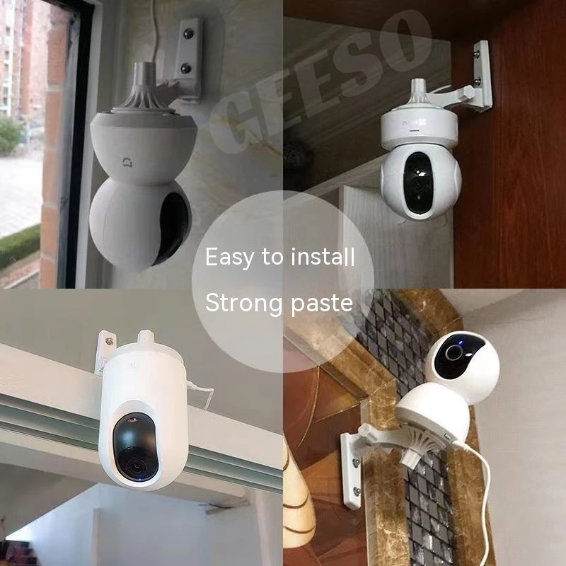 GEESO ตัวยึดกล้องวงจรปิด แบบไม่ต้องเจาะผนัง สําหรับ XIAOMI EZVIZ LECHENG TP 360 CCTV Holder Stand thumbnail 3