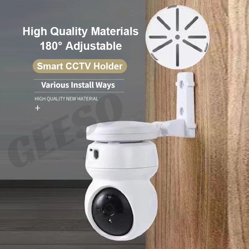GEESO ตัวยึดกล้องวงจรปิด แบบไม่ต้องเจาะผนัง สําหรับ XIAOMI EZVIZ LECHENG TP 360 CCTV Holder Stand thumbnail 5
