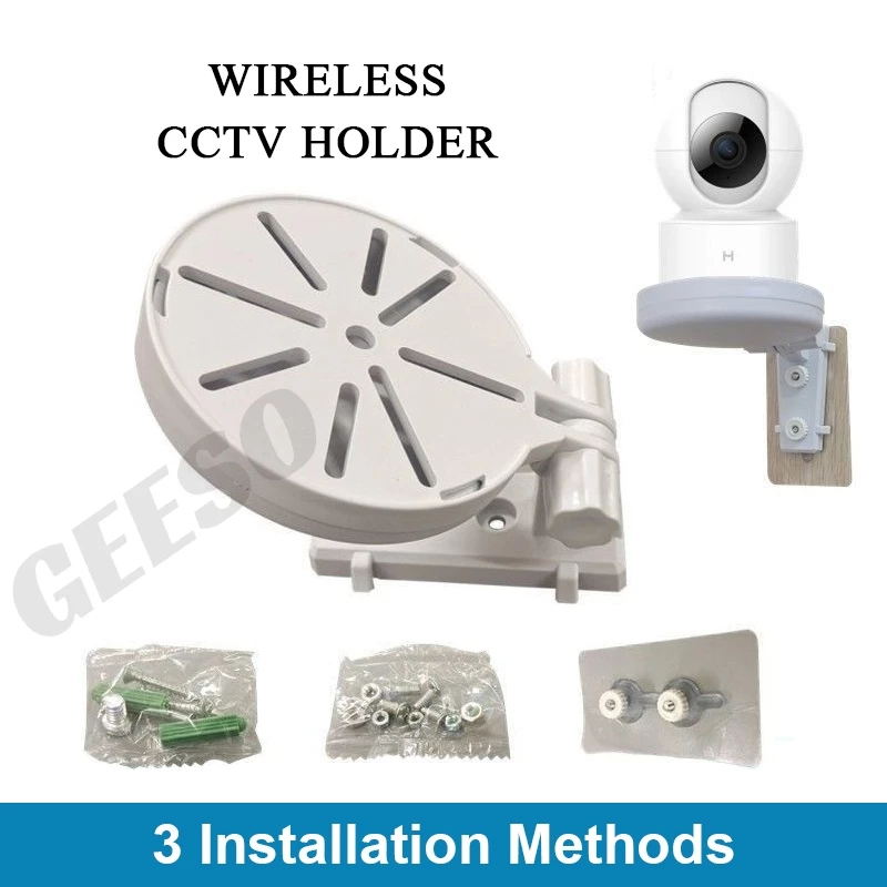 GEESO ตัวยึดกล้องวงจรปิด แบบไม่ต้องเจาะผนัง สําหรับ XIAOMI EZVIZ LECHENG TP 360 CCTV Holder Stand thumbnail 4