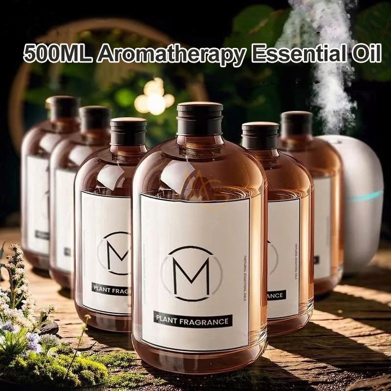 น้ําหอมปรับอากาศภายในบ้าน 500ml Reed Diffuser Refill Essential Oil ขวดขนาดใหญ่ Diffuser Refill Aroma