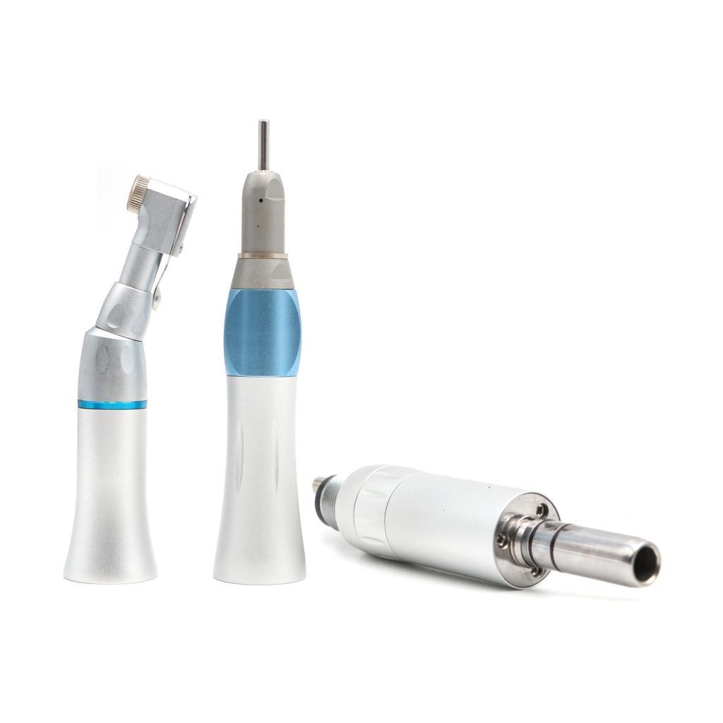 Cod Dental Handpiece Kit Set Air Turbine Micromotor Straight Contra Angle ด้ามจับความเร็วช้า