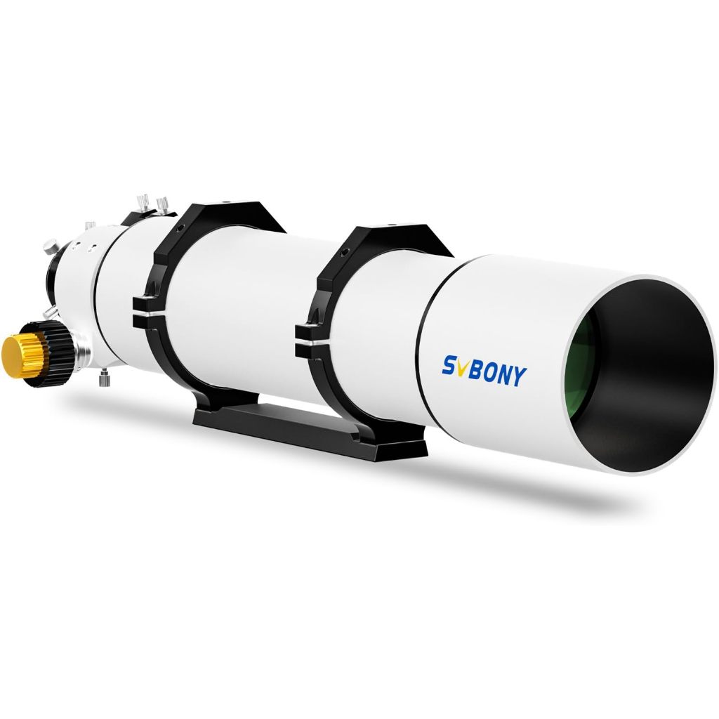 Svbony SV48P 102F6.5 Refractor Telescope OTA, FMC เลนส์เคลือบสีเขียว, 2.5 " RAP Double Speed Focuser