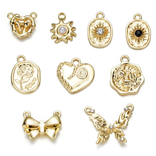 St. kunkka โลหะผสม 1 ชิ้นพร้อมจี้เพทายเทียมดอกทิวลิปจี้ผีเสื…