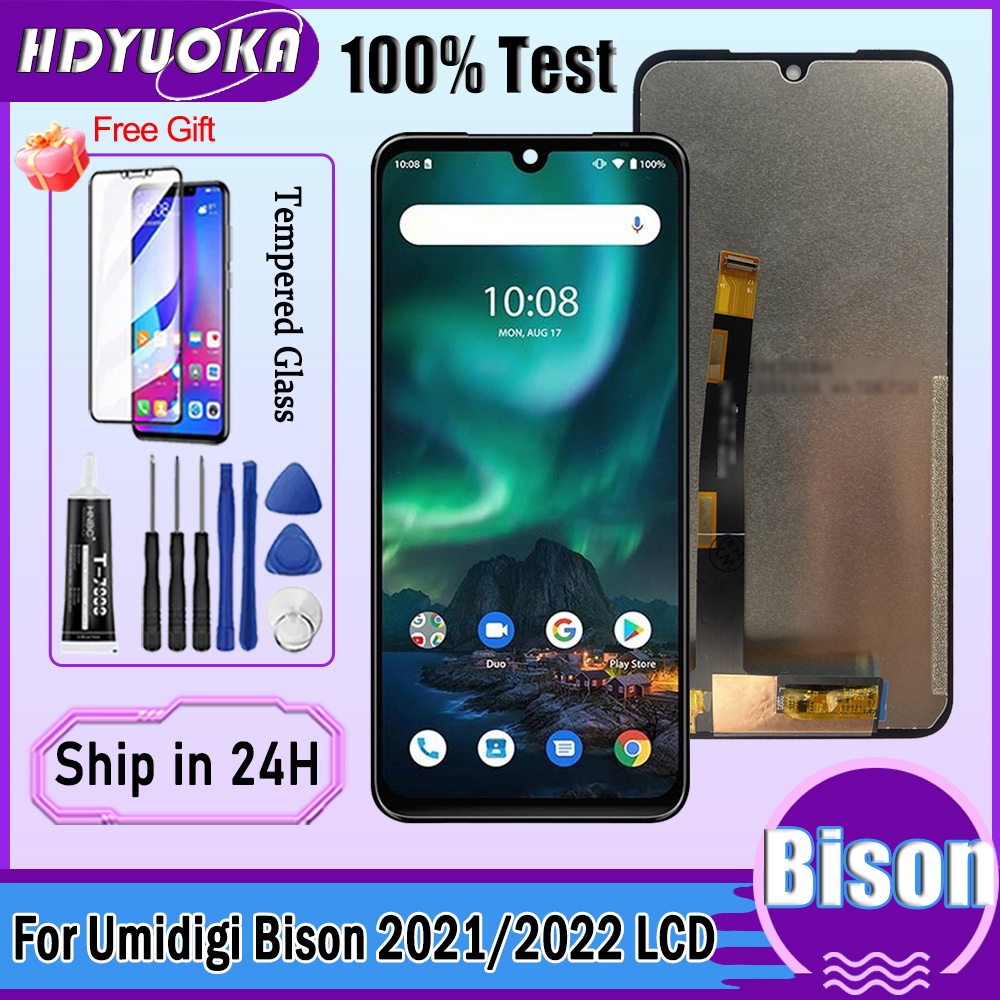 6.3 "คุณภาพสูงสําหรับUmidigi Bison 2021 จอแสดงผลLCDหน้าจอสัมผัสสําหรับUmidigi Bison 2022 จอแสดงผลDig