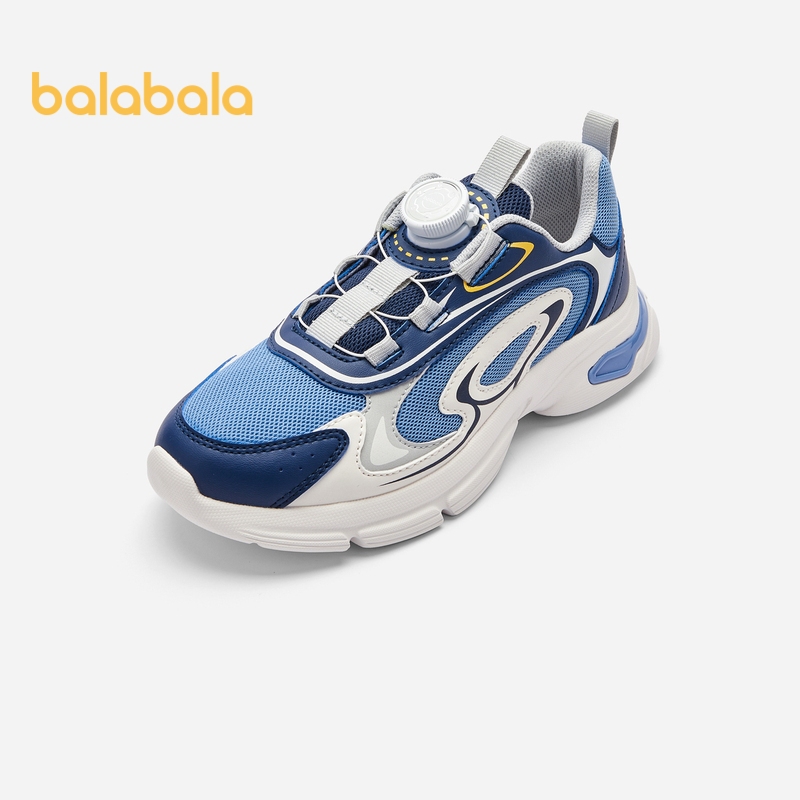 Balabala รองเท้าวิ่งสำหรับเด็กผู้ชายและเด็กผู้หญิง ระบายอากาศดี (Fall 2024)