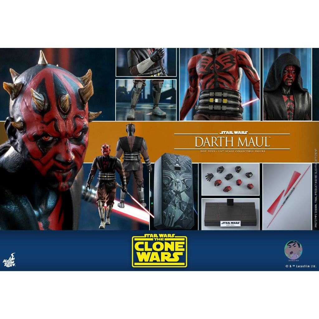 Hot Toys TMS024 STAR WARS : THE CLONE WARS – DARTH MAUL 1/6 Scale Collectible Figure