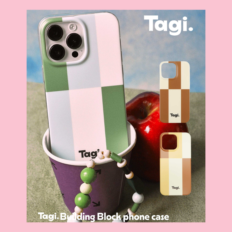 [Ready-Store] Tagi. Case Building Blocks Phone Case Building Blocks Phone Chain iPhone 12/13/14/15 Pro Max Tagi.