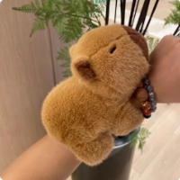 คาปิบาระ โผล่ แหวน คาปิบาระ ตุ๊กตาสร้อยข้อมือตุ๊กตาตุ๊กตาของเล่นตุ๊กตาสาวตุ๊กตาเด็กข้อมือจี้ขนาดเล็ก