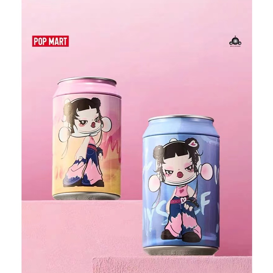 Popmart SKULLPANDA CHEERS TO MYSELF ซีรีส์กล่องตาบอดอโรมาเธอราพีอุปกรณ์ต่อพ่วง