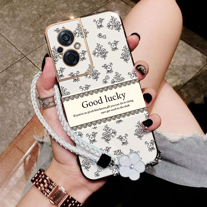เคส ปลอก realme C67 realme C65 4g 2023 โทรศัพท์กรณี softcase electroplated ซิลิโคนกันกระแทกที่ครอบการออกแบบใหม่ความงามหรูหราย้อนยุคสร้อยข้อมือสำหรับสาว ddxybh01