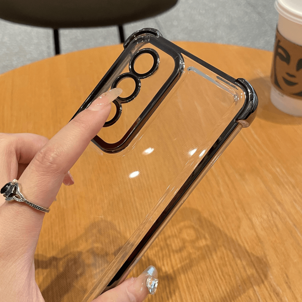 เคสใสสําหรับ VIVO Y11 Y12 Y15 Y17 1901 1902 1916 1906 1904 Y3 U10 โปร่งใสเคสโทรศัพท์ Air-Bag ป้องกันปกอ่อนพร้อมฟิล์มเลนส์