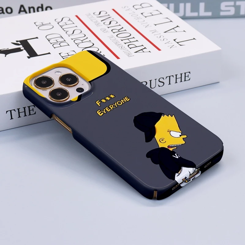 Simpsonสําหรับiphone 15 14 13 12 11 Pro Max X XR Xs Max 8 7 6s Plus SE 2020 Brightก๋วยเตี๋ยวสี่ขนมปังกล้องป้องกันกันกระแทกฝาหลังเคสโทรศัพท์gmub