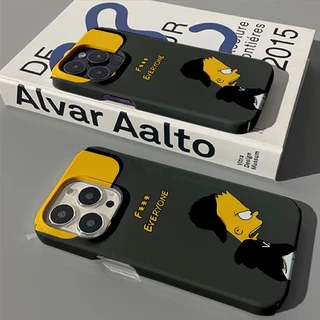 Simpsonสําหรับiphone 15 14 13 12 11 Pro Max X XR Xs Max 8 7 6s Plus SE 2020 Brightก๋วยเตี๋ยวสี่ขนมปังกล้องป้องกันกันกระแทกฝาหลังเคสโทรศัพท์gmub