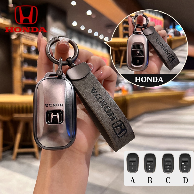 Honda 2/3/4 ปุ ่ มกุญแจรถรีโมทสําหรับ Honda City2021-2024/HRV2021-2024/New HRV/Civic FE 2021-2024/CRV/Accord Key Cover พวงกุญแจ