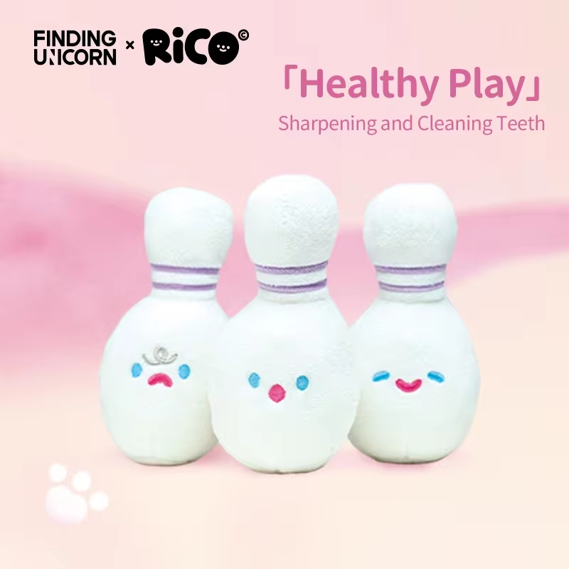 FINDING UNICORN Pet Bagged Toys - Bowling