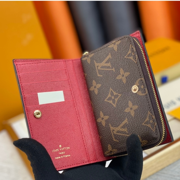 LOUIS VUITTON ของแท้ 100% หลุยส์ วิตตอง ใหม่มินิพับกระเป๋าสตางค์ ศูนย์ กระเป๋าสตางค์ [พร้อมกล่อง]