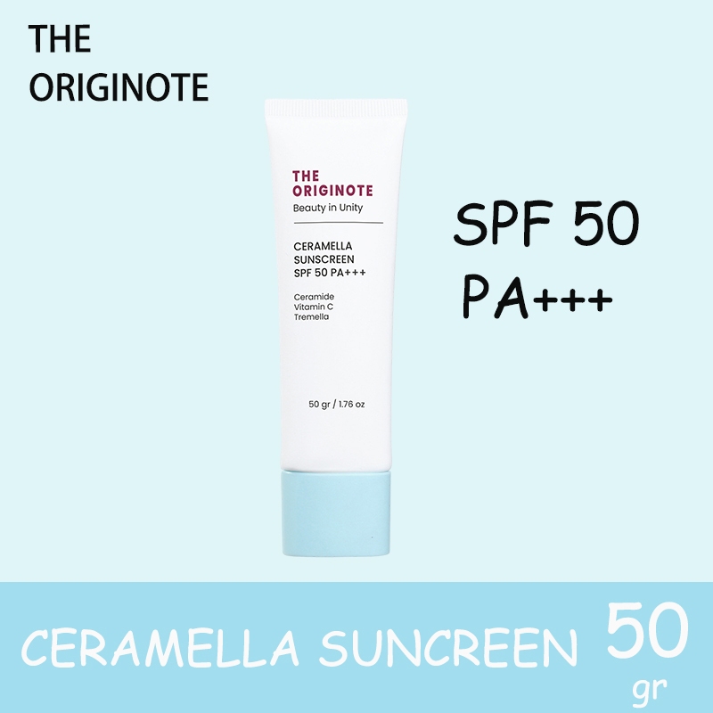 ซื้อ 🔥100%genuine 🔥The Originote Ceramella Sunscreen SPF 50 PA+++ ป้องกันแสงแดดและรังสียูวี 50gr