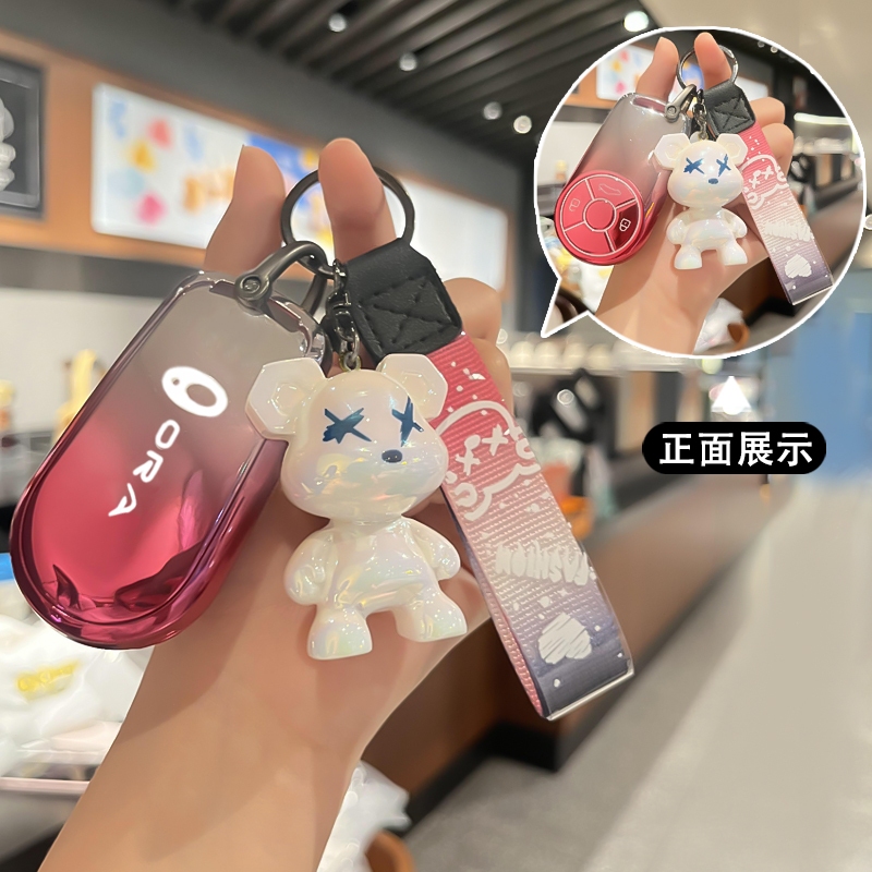 เคสกุญแจรีโมทรถยนต์ tpu สําหรับ ORA Good Cat ORA goodcat GT ORA5 03 07 ของแต่งรถยนต์ พวงกุญแจ