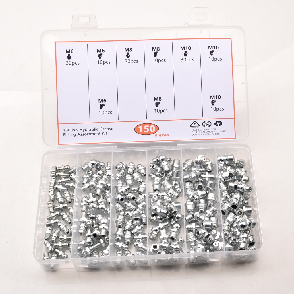 150pcs M6 M8 M10 หัวอัดจารบี