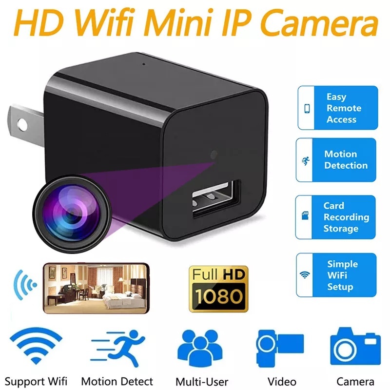 1080P กล้องวงจรปิดเครือข่ายกล้อง Mini WIFI Full HD กล้องตรวจสอบไร้สายไมโครโฟนในตัวกล้องรักษาความปลอดภัยวิดีโอ