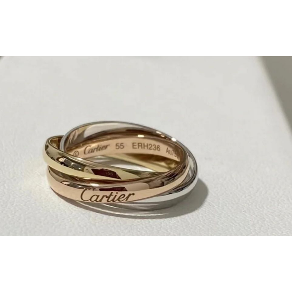 2024 New Trinity Rings SMALL MODEL White Gold, Yellow Gold, Silver