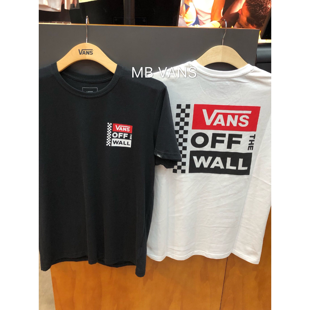 Vans Unisex Sports and Leisure เสื้อยืดแขนสั้นคอกลมคลาสสิก