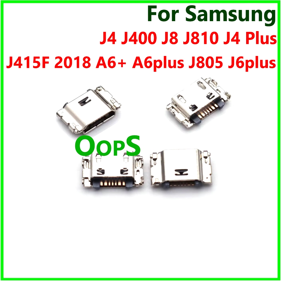 10-50pcs สําหรับ Samsung J4 J400 J8 J810 2018 J4 Plus J415F 2018 A6 + A6plus J805 J6plus โทรศัพท์ Us