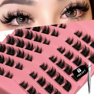 Groinneya ปลอม Lashes Cat Eye Lashes คุณภาพสูง Soft Volume ธ…