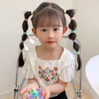 เกาหลีผูกผมสําหรับเด็กยืดหยุ่นสูงยางรัดเด็กสาวผูกผมอุปกรณ์ผม