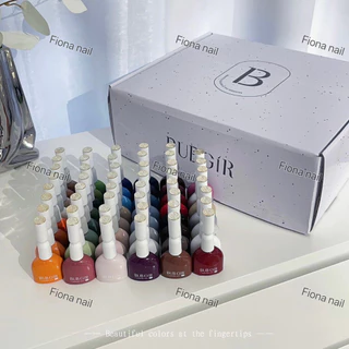 ✨พร้อมส่ง✨ BUBGIR 66 ยาทาเล็บ พร้อมชาร์ตโชว์.ขวด สีเดียวกัน ระบายสีสีดีสวยงาม15ml.base+top