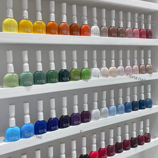 ✨พร้อมส่ง✨ BUBGIR 66 ยาทาเล็บ พร้อมชาร์ตโชว์.ขวด สีเดียวกัน ระบายสีสีดีสวยงาม15ml.base+top