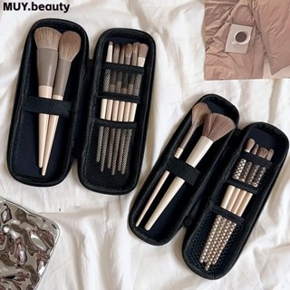 มัลติฟังก์ชั่แต่งหน้าแปรงถุงเก็บเดินทางแบบพกพาแปรงกรณีที่มีน…