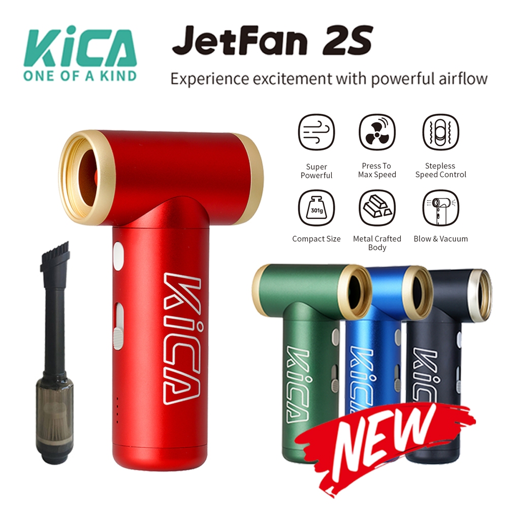 Kica JetFan 2S Turbo Fan Mini Small Fan พัดลมมือถือกลางแจ้งแบบพกพา
