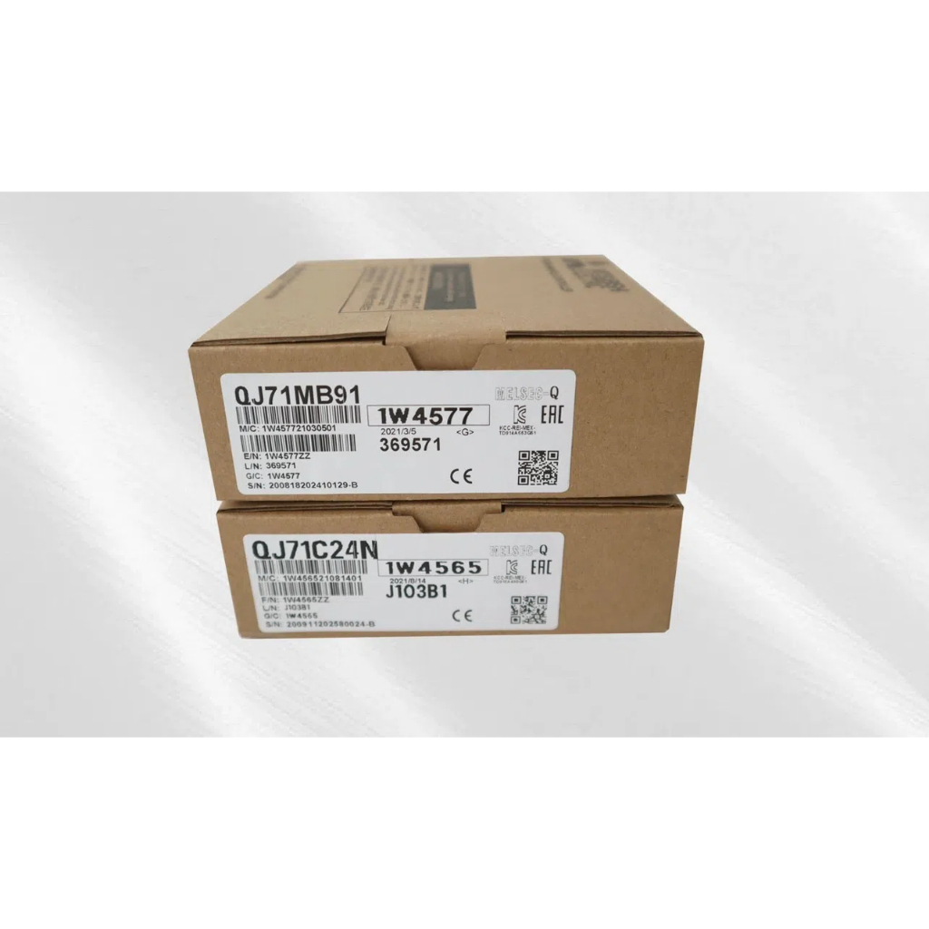 โมดูล Mitsubishi PLC QJ71MT91 QJ71E71-100 QJ71LP21-25 QJ71C24 QJ61BT11